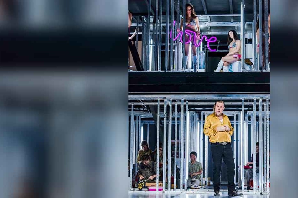 "Das Rheingold" mit Jukka Rasilainen (Alberich) feiert am Samstag Premiere. Wie hier sollen auch in "Siegfried" Statisten mitspielen.