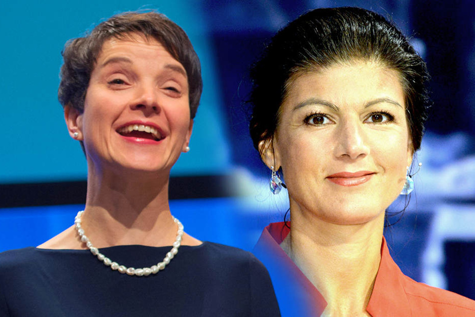 Frauke Petry (41, links) und Sahra Wagenknecht (47, rechts).