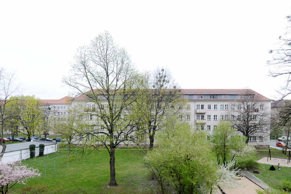 In diesem Hinterhof nahe der Grunaer Straße will die Vonovia bauen.