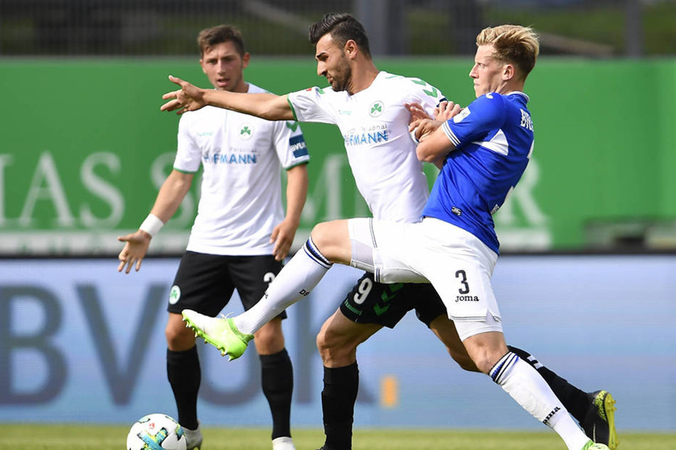 Im zweiten Spiel der Saison kam Behrendt für Stephan Salger zum Einsatz.
