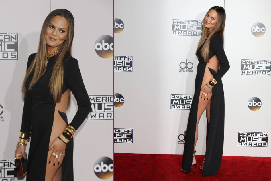Mit diesem gewagten Red-Carpet-Look sorgte Chrissy Teigen (30) im November für Aufsehen.
