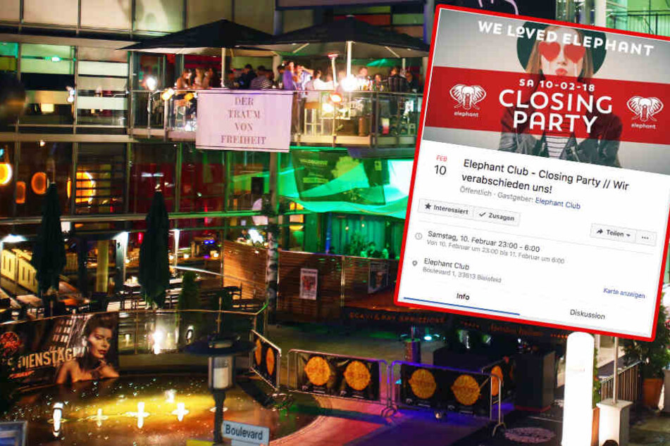 Der Elephant Club am Boulevard schließt am 10. Februar mit einer Closing-Party nach 13 Jahren.