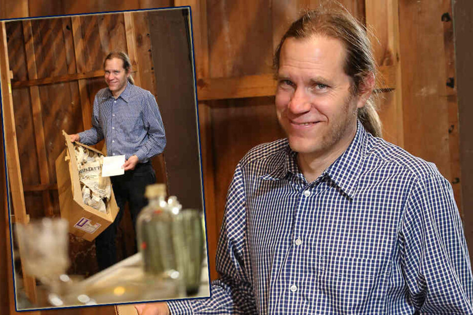 Peter Knüvener (42), Direktor der Städtischen Museen Zittau, entdeckte das Plagiat seiner Kollegen.