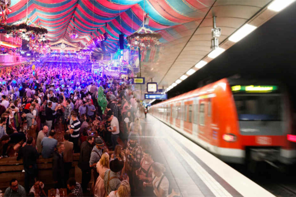 Feiern ohne Parkplatz- und Führerscheinsorgen: Rund zwei Millionen Wasenbesucher nahmen die Bahn, um zum Volksfest zu kommen.