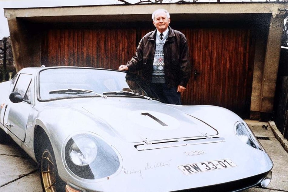 Heinz Melkus (1928-2005) mit einem RS1000.