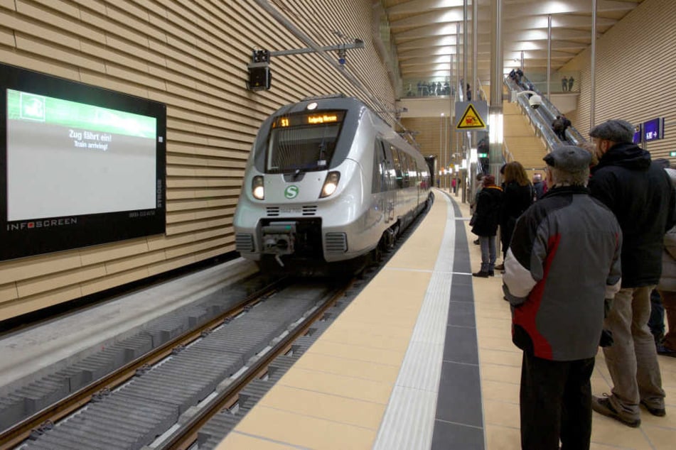 Wegen einer defekten Bremse saß eine S-Bahn im Citytunnel fest.
