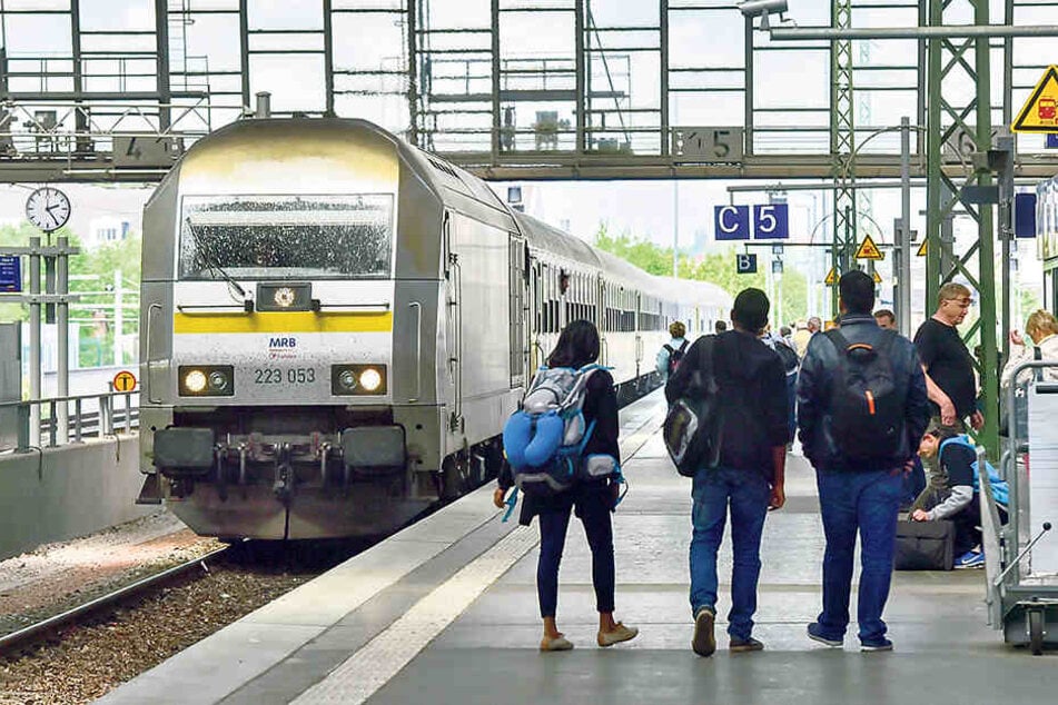 MRB-Züge sind von den Gleis-Bauarbeiten und Brückenerneuerungen der Deutschen Bahn betroffen.