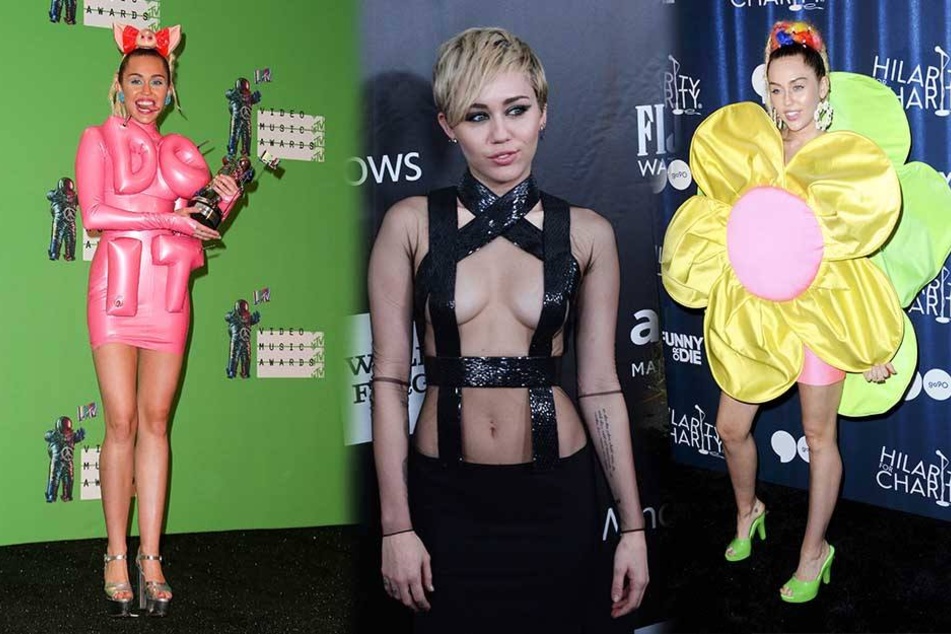 Miley Cyrus ist bekannt für ihre ausgefallenen Outfits.