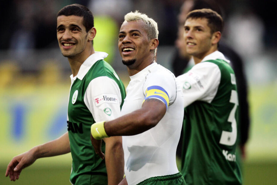 Marcelinho (M.) bereitete den wichtigsten Karriere-Treffer von Sergej Karimow (r.) vor.