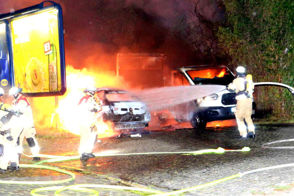 In Berlin haben in der vergangenen Nacht wieder Autos gebrannt. (Archivbild)