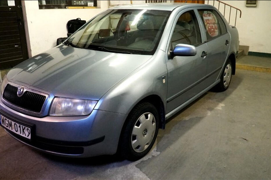 Mit diesem Skoda Fabia waren Vater und Sohn am Mittwoch unterwegs.
