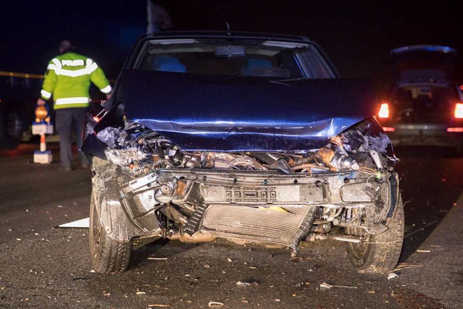 Der Ford wurde stark beschädigt.