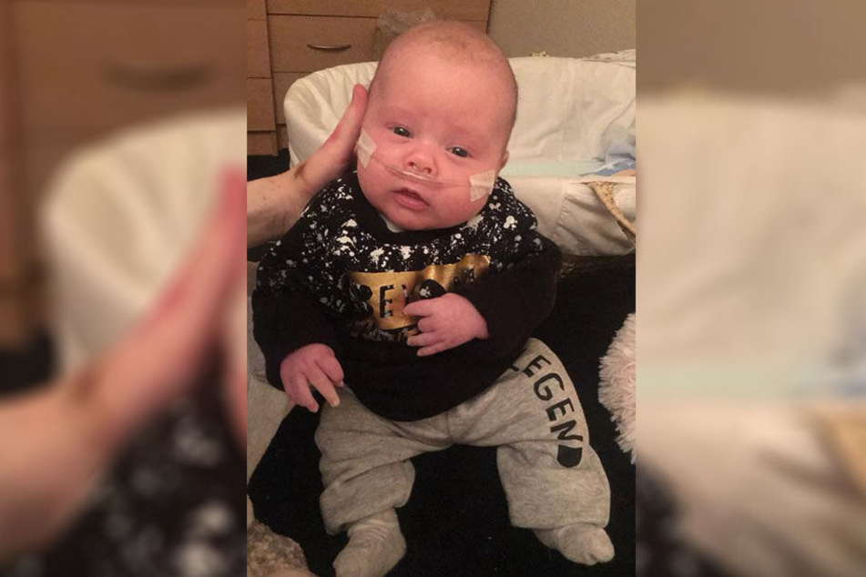 Baby Decan wurde mit nur einer Niere geboren.