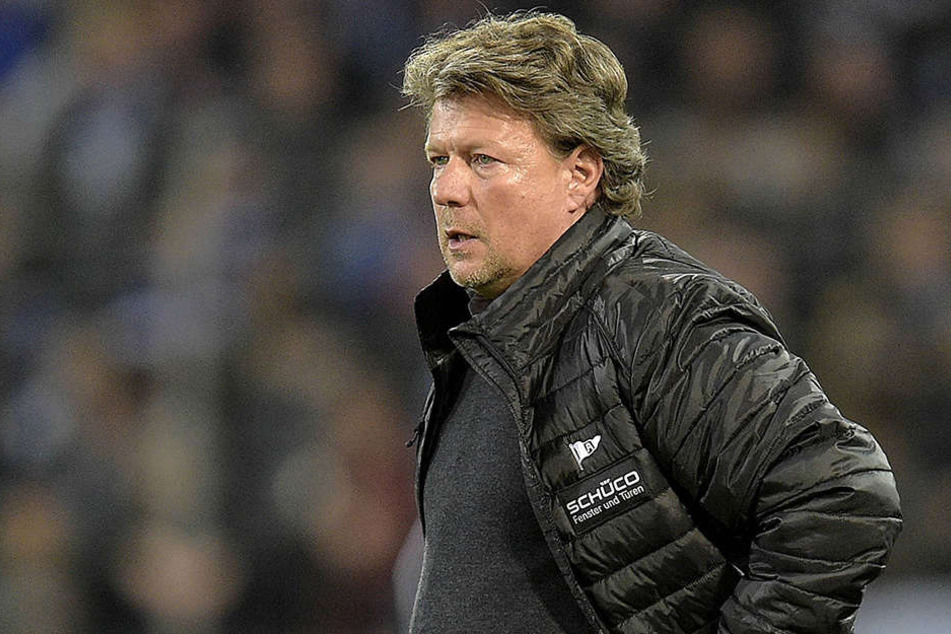 Jeff Saibene ordert die Arminia-Profis unter der Woche vermehrt zum Training.