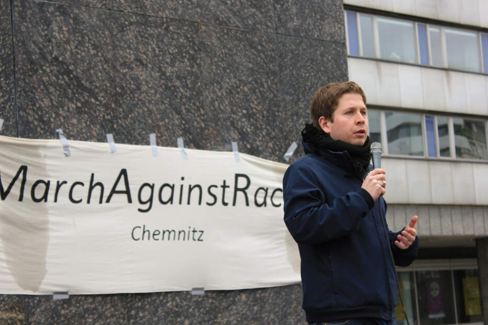 Juso-Chef Kevin Kühnert am Samstag in Chemnitz.