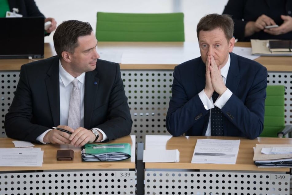 Martin Dulig (links) und Michael Kretschmer gerieten ins Visier von FDP-Chef Holger Zastrow.