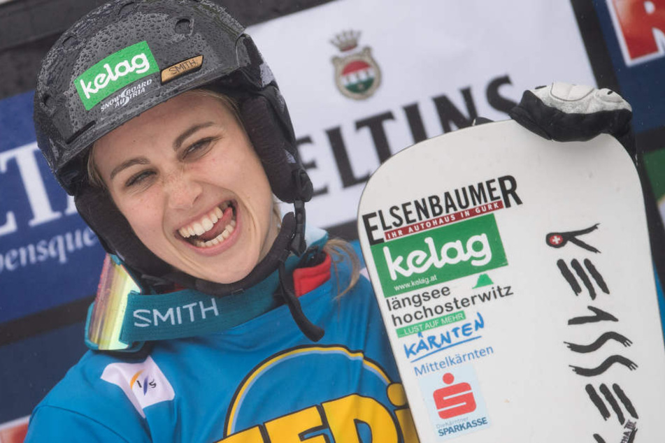 Sabine Schöffmann (Österreich) gewann den Damen-Slalom 2017.