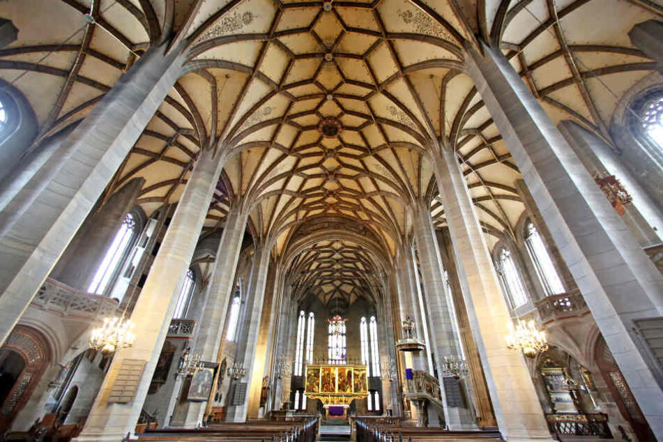 Blick in den Dom von Zwickau.