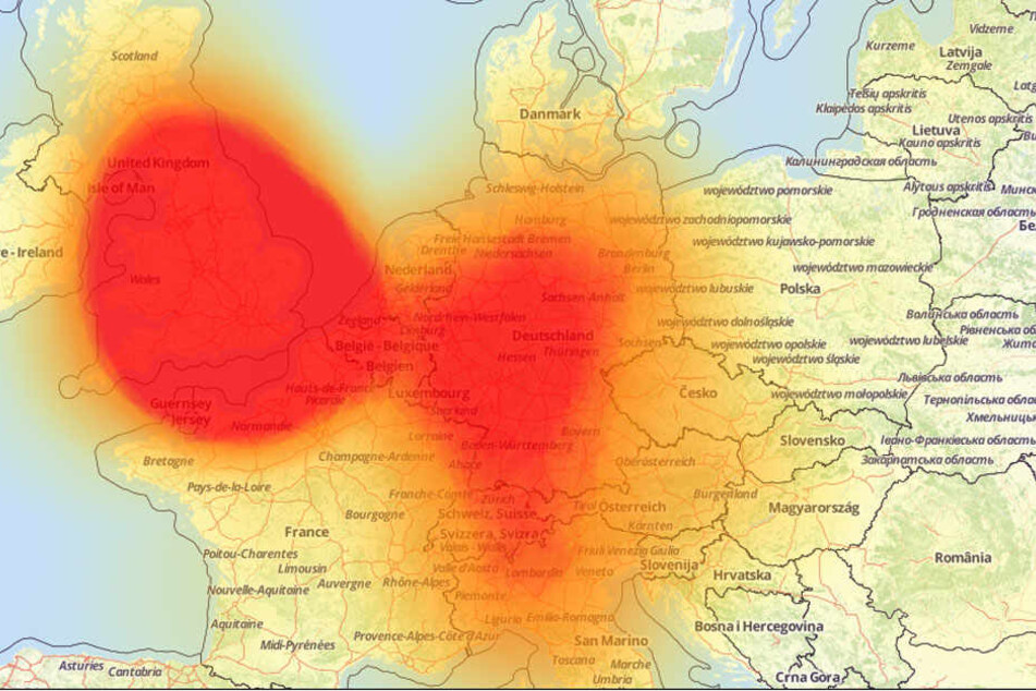 In Deutschland sind viele User von Störungen betroffen.