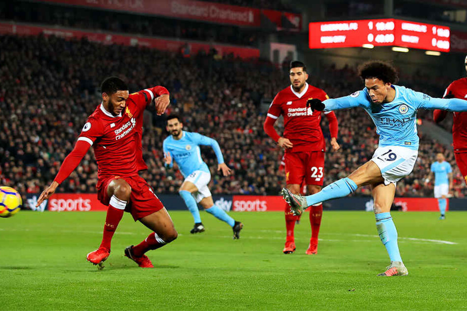 Eines von 14 Premier-League-Toren in der abgelaufenen Saison von Leroy Sané - hier das 1:1 gegen den Champions-League-Finalisten FC Liverpool.