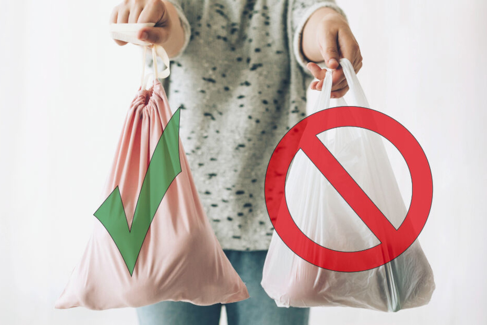 Plastiktüten werden aus chinesischen Supermärkten komplett verbannt.