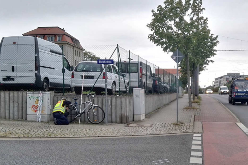 An der Ecke Löbtauer/Bauhofstraße hat es am Freitagmorgen gekracht.