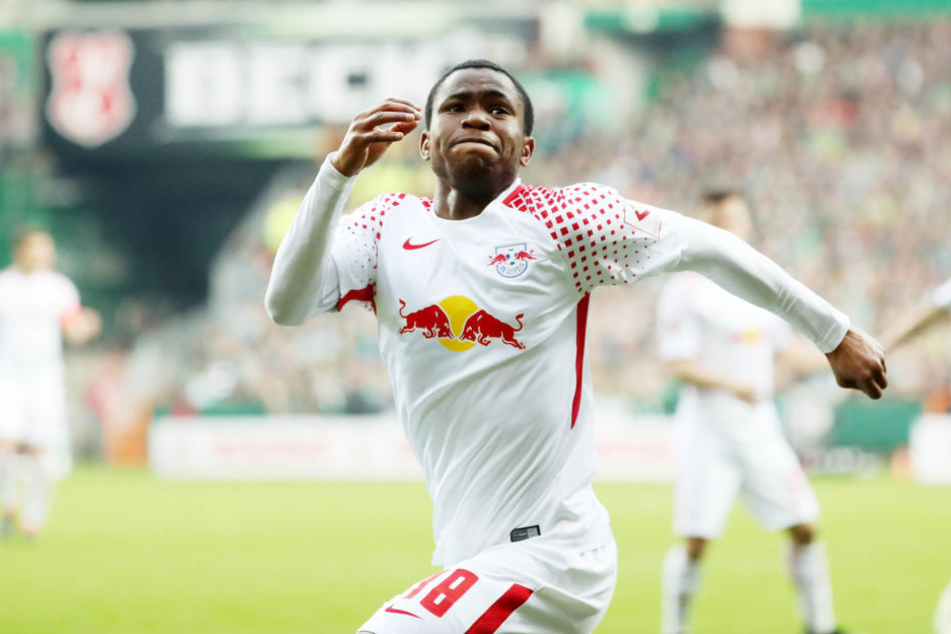 Lookman traf nur fünf Minuten nach seiner Einwechslung zum 1:1-Ausgleich für RB Leipzig.