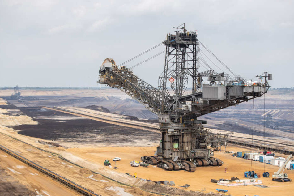 Der Tagebau Garzweiler im Rheinischen Revier.