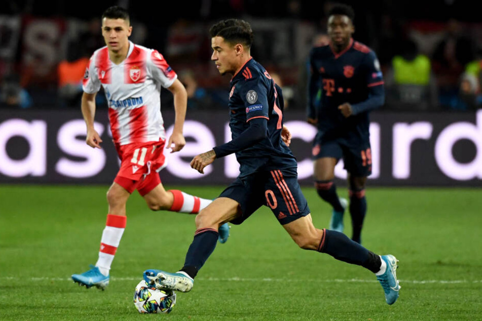 Philippe Coutinho spielte wie schon gegen Düsseldorf auf Linksaußen.