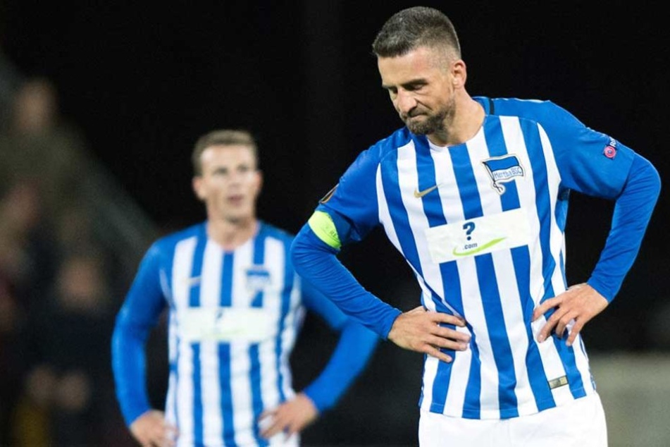 Auch Hertha-Kapitän Vedad Ibesevic hat derzeit Probleme damit, dass Tor zu treffen.