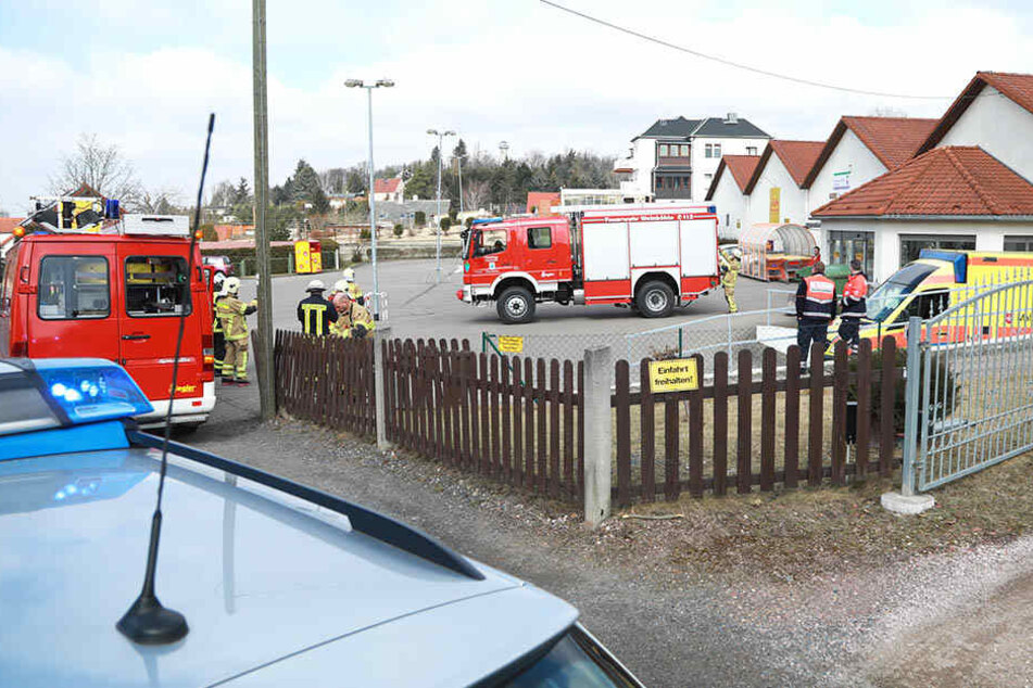Auf einem Netto-Parkplatz kam es zu einem Gefahrgut-Einsatz.
