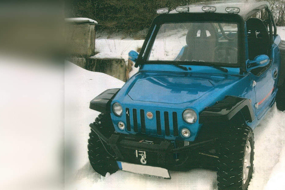International wird nun nach diesem blauen Quad gefahndet.