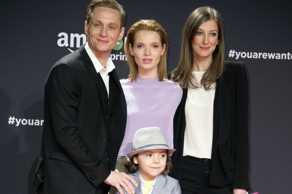 Das Kernteam: Schweighöfer, Herfurth, Lara und Filmkind Franz Hagn.