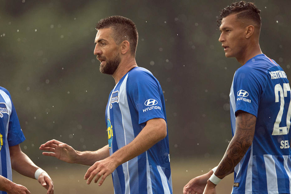 Ob Vedad Ibisevic oder Davie Selke am Samstag stürmen wird, ließ Pal Dardai offen.