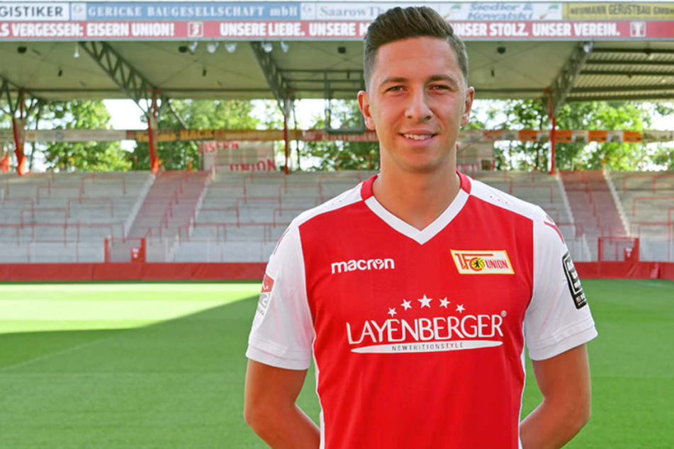 Neuzugang Robert Zulj (26) trägt bei Union Berlin das Trikot mit der Nummer 32.