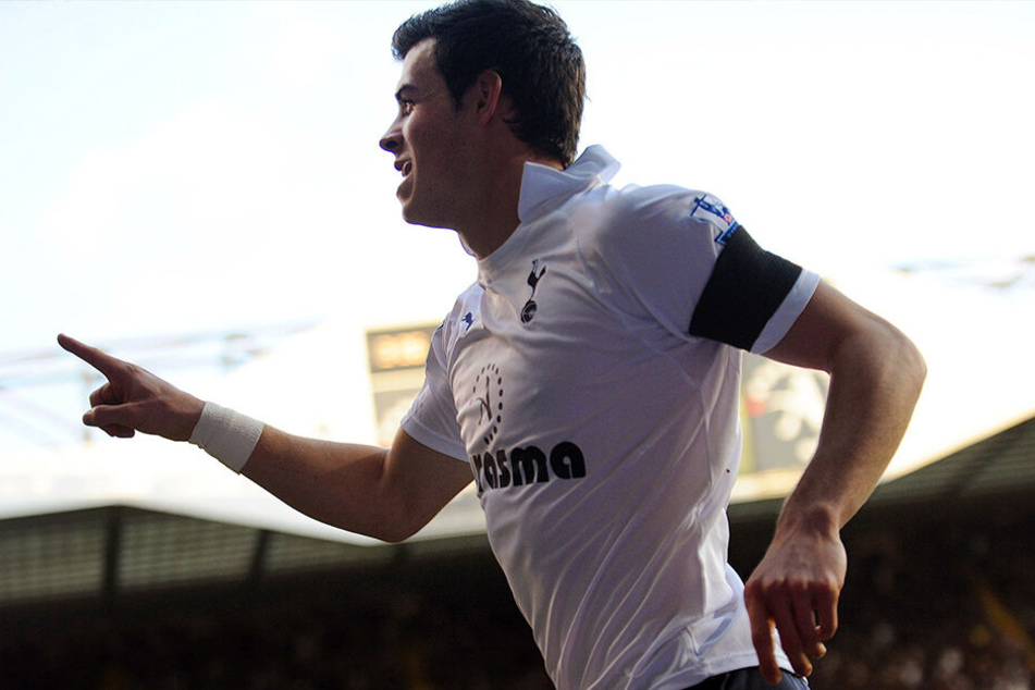 Gareth Bale 2011 im Trikot der "Spurs".