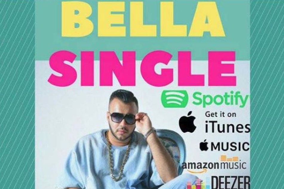 Das Cover der Single "Bella" ziert den Stuttgarter selbst.