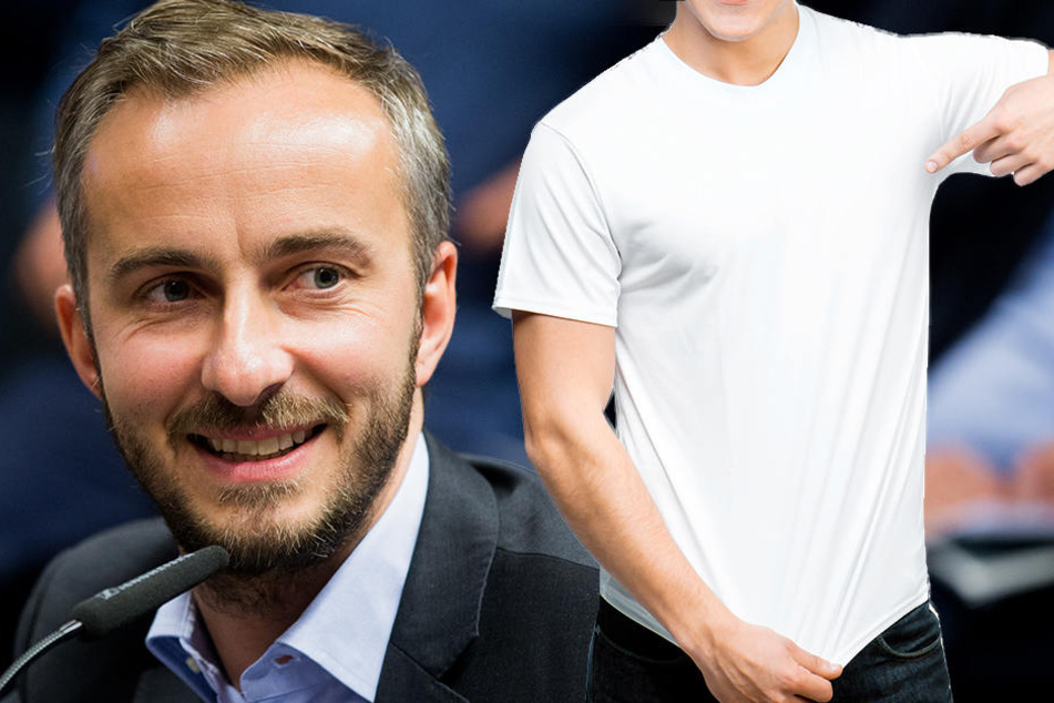 Böhmermann steht als Werbegesicht für Merchandising-Artikel von Pro Deutschland nicht zur Verfügung.