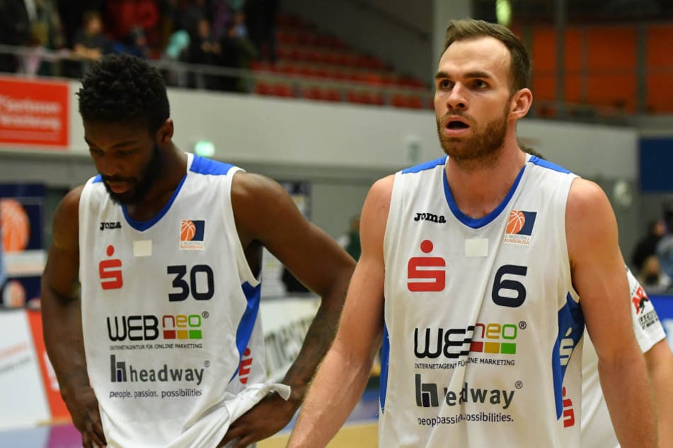 Jevon Pressley (l.) und David Sturer steht die Enttäuschung ins Gesicht geschrieben.