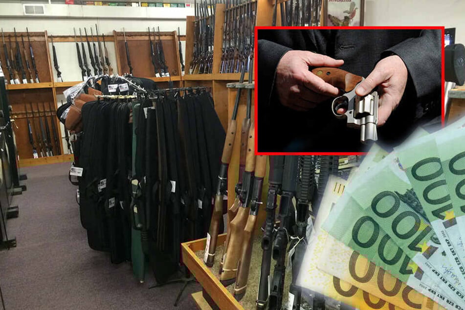 Der Unbekannte ließ unter anderem zwei Schreckschusspistolen und Bargeld in bisher unbekannter Höhe mitgehen. (Symbolbild)