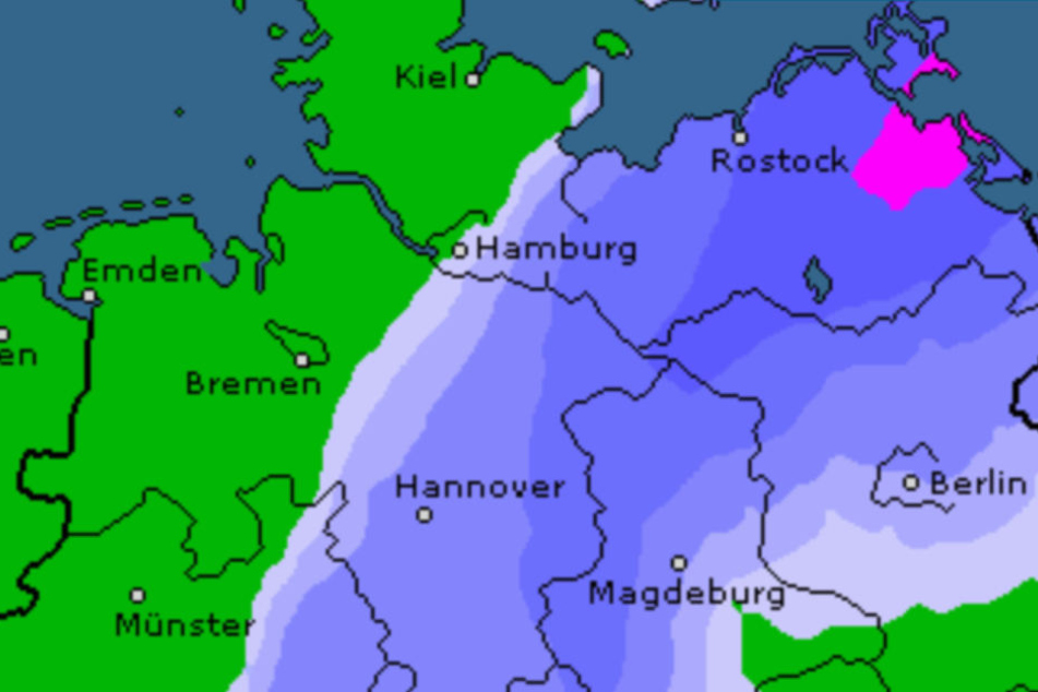 Am Donnerstag kann es mancherorts noch ziemlich nass werden.