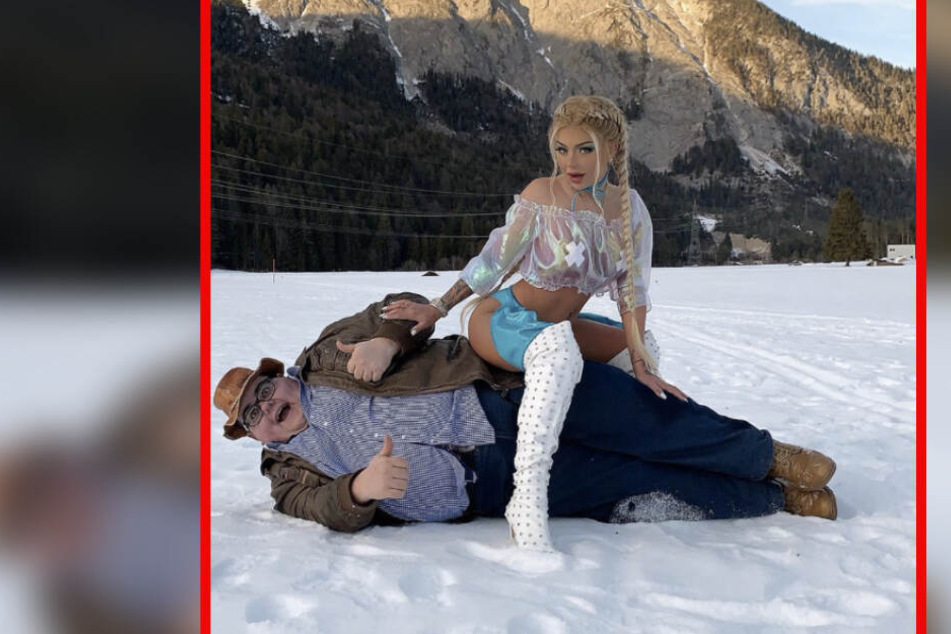 Endlich wieder vereint: "Pizzaboy" ist ebenfalls im Video von "Rodeo" zu sehen.