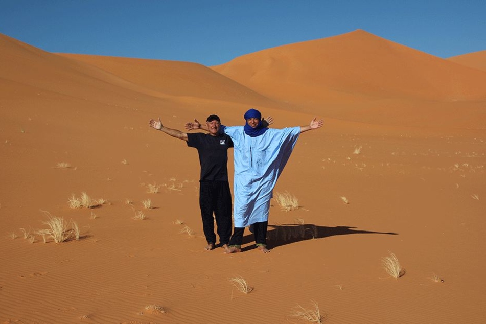 Die Wüste Sahara in Algerien ist der absolute Favorit von Reiseveranstalter Frank Schulz (59).