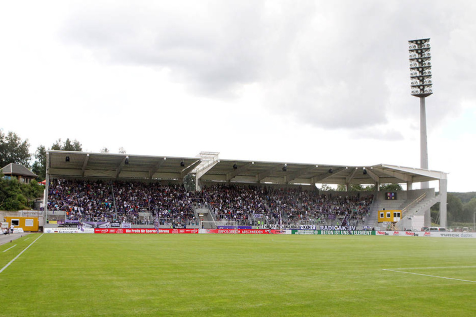 Ins Erzgebirgsstadion wurde eingebrochen.