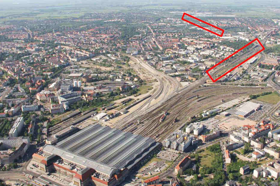 Der zweite Bauabschnitt im Bereich des Leipziger Hauptbahnhofs und des Bahnhofs Möckern.