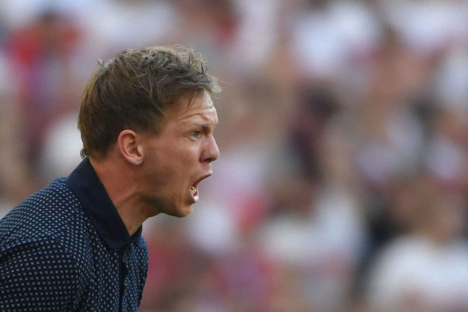 Bei der Partie gegen den VfB Stuttgart (mit 0:2 verloren) am vergangenen Wochenende zeigte Nagelsmann am Spielfeldrand Nerven.