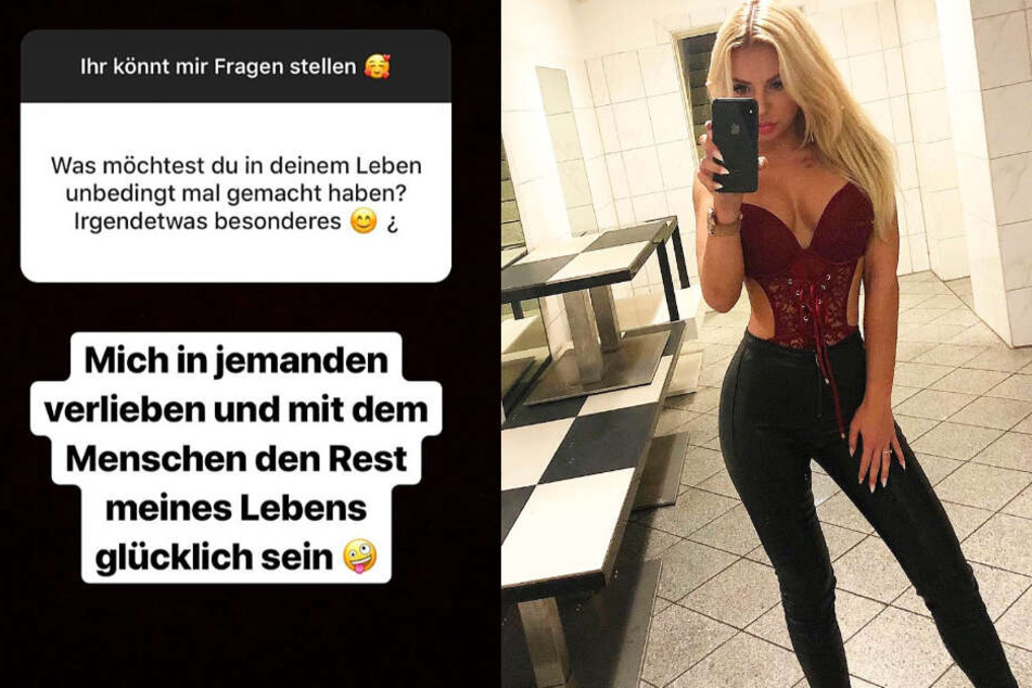 Das Bild zeigt zwei weitere Screenshots aus dem Instagram-Profil von Sabi.