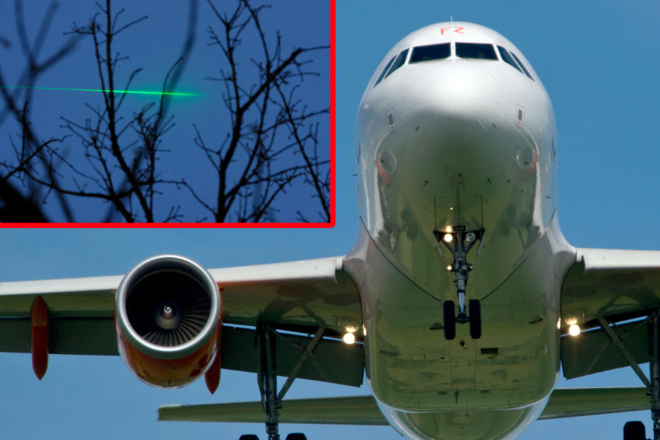 Immer wieder werden Piloten mit Lasern geblendet. (Symbolbild)
