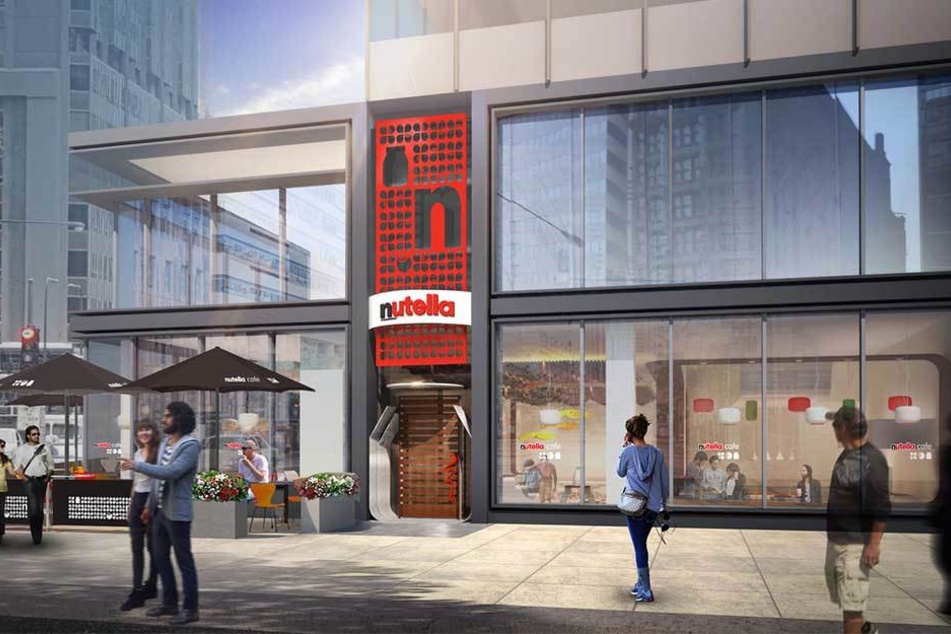 So soll das erste Nutella-Cafe in Chicago aussehen.