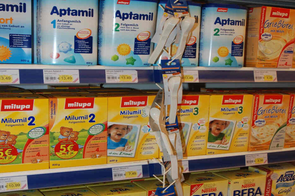 In Blankenhain hat ein Mann Folgemilch geklaut.